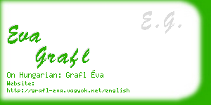 eva grafl business card